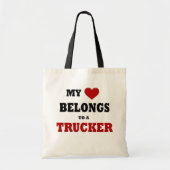 Trucker Love Tote Bag (Voorkant)