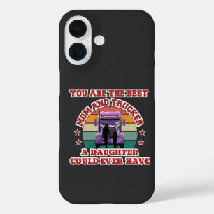 Trucker moeder dochter Bond familie weg liefde iPhone 16 Hoesje