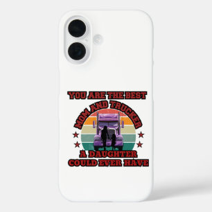 Trucker moeder dochter Bond familie weg liefde iPhone 16 Hoesje
