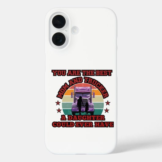 Trucker moeder dochter Bond familie weg liefde Case-Mate iPhone Case (Achterkant)
