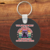 Trucker moeder dochter Bond familie weg liefde Sleutelhanger (Voorkant)