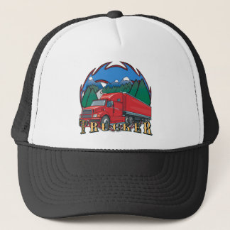 Trucker Mountain Scene Pet