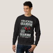 Trucker Oma Als Een Gewone Oma Maar Cooler Trui (Voorkant volledig)