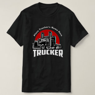 Trucker Personalized Gift T-Shirt