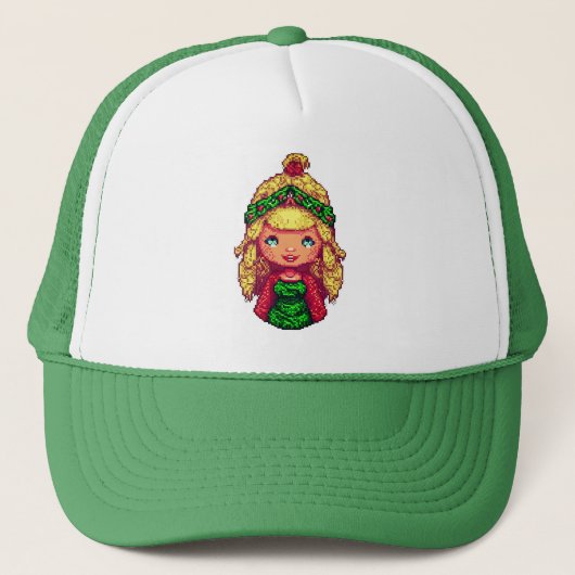 Trucker Pet Christmas meisje (Voorkant)