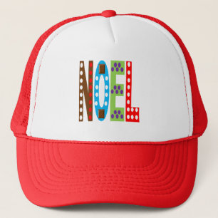 Trucker pet NOEL CHOCOLADE BONBON rood