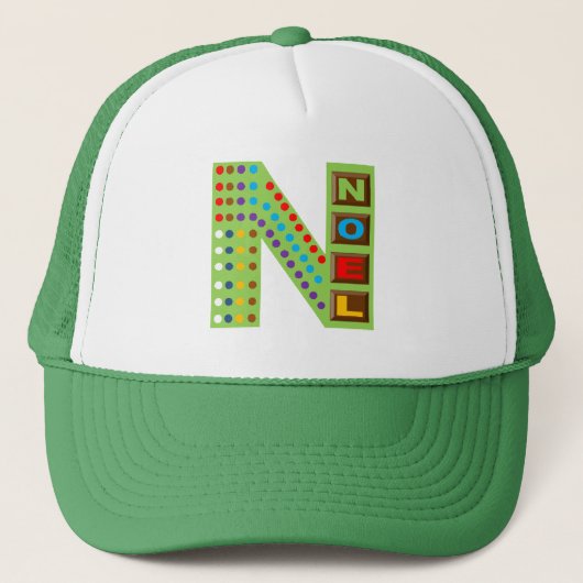 Trucker pet witte/ groene KERST CHOCOLA SNELKOEKJE (Voorkant)