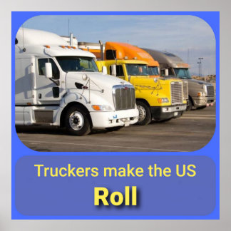 Trucker-poster Poster