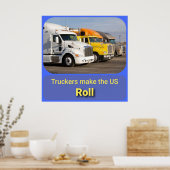 Trucker-poster Poster (Keuken)