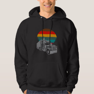  Trucker Retro Sunset Hoodie