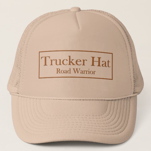 Trucker Road Warrior Exclusieve lange afstandchauf Trucker Pet (Voorkant)
