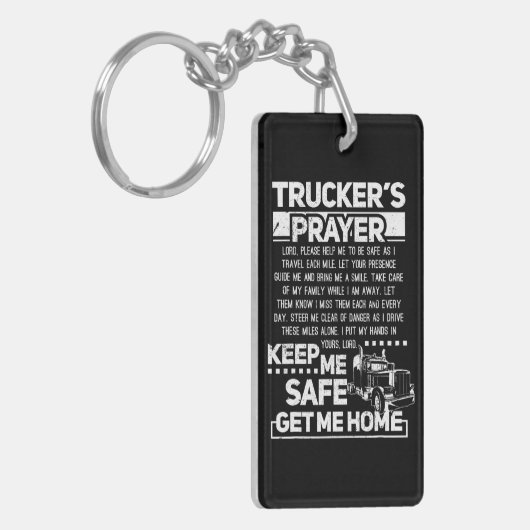 Trucker’s Prayer Sleutelhanger (Voorkant Links)