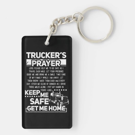 Trucker’s Prayer Sleutelhanger (achterkant)