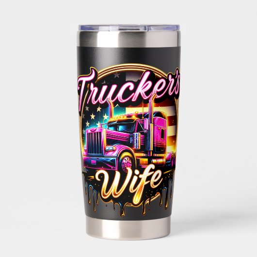 Trucker’s Wife Tumbler Geïsoleerde Drinkbeker (Voorkant)