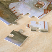 Trucker Semi Long Haul Truck Sunrise Legpuzzel (Zijkant)