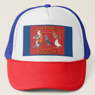 Trucker Style Puget Sound Pigeon Club Logo Pet