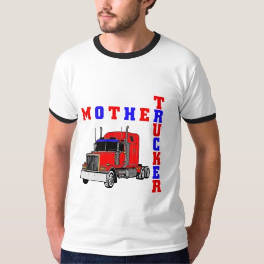 trucker t-shirt (Voorkant)