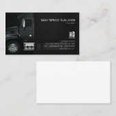Trucker Transport Haulage Black Truck Front Visitekaartje (Voorkant / Achterkant)