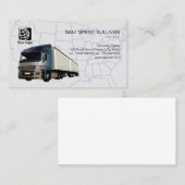 Trucker Transport Haulage Semi Trailer Visitekaartje (Voorkant / Achterkant)