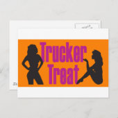Trucker Treat Briefkaart (Voorkant / Achterkant)