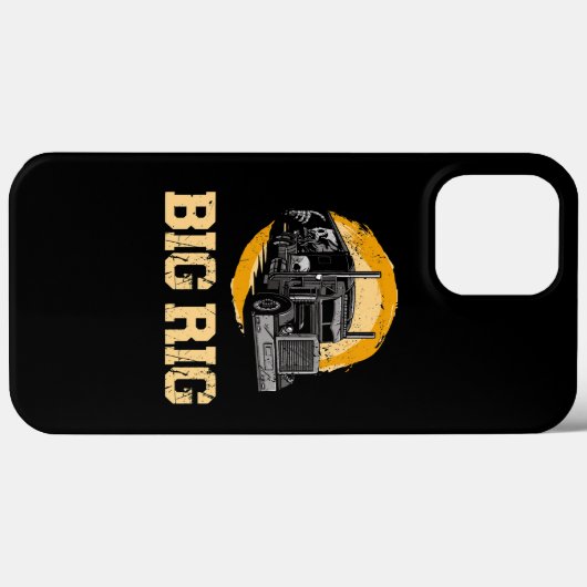 Trucker Truck Driver  Big Rig Case-Mate iPhone Case (Achterkant (horizontaal))