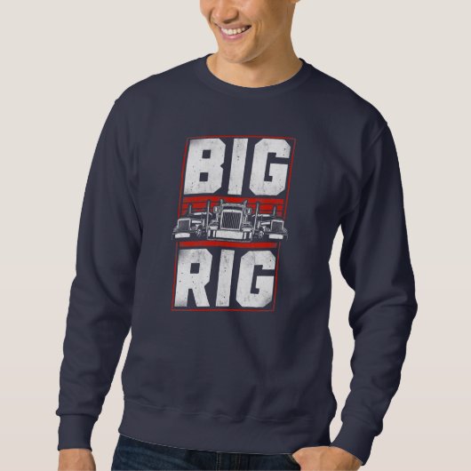 Trucker Truck Driver  Big Rig Trui (Voorkant)