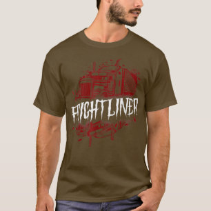 Trucker Truck Driver Halloween Pun  Frightl T-shirt