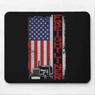 Trucker Truck Driver Halloween Pun  Verenigde Stat Muismat