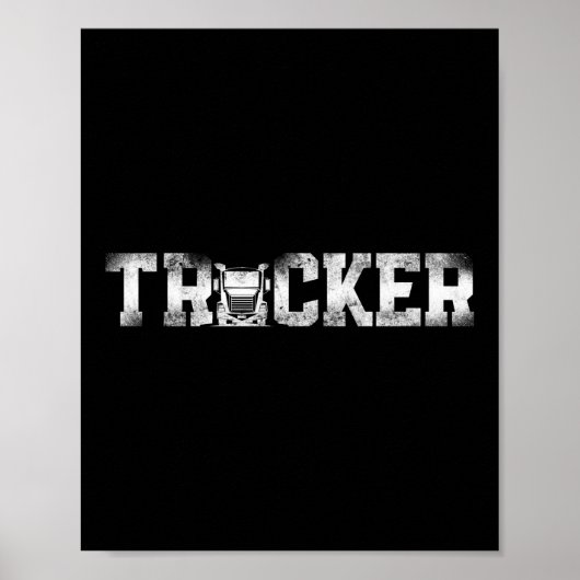 Trucker Truck Driver Trucker Poster (Voorkant)