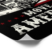 Trucker Truck Driver Tuckers verhuizen Amerika Poster (Hoek)