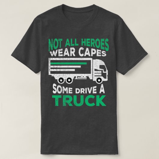 Trucker Truck Truck Driver 6 T-shirt (Design voorkant)
