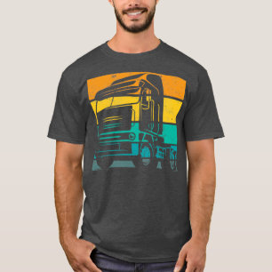 Trucker truckchauffeur Retro Trucker T-shirt