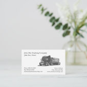 Trucker Trucking Visitekaartje (Staand voorkant)