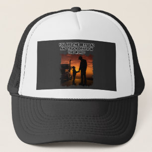 Trucker Vader Zoon Bond Familie Weg Liefde Design Pet