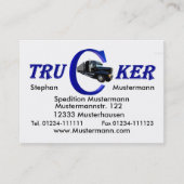 Trucker Visitekaartje (Voorkant)