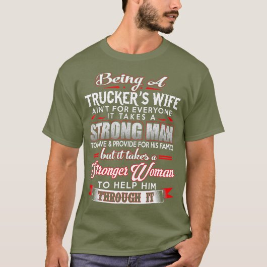 Trucker vrouw voor vrachtwagenchauffeurs vrouw t-shirt (Voorkant)
