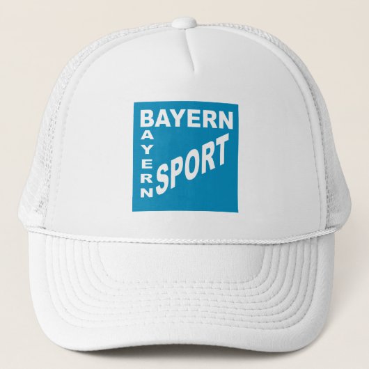Trucker White DESIGN BAYERN SPORT Pet (Voorkant)