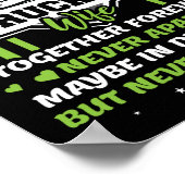 Trucker Wife samen met Forever Truck Driver Poster (Hoek)