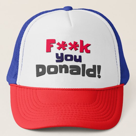 Truckerhoed Donald Trucker Pet (Voorkant)