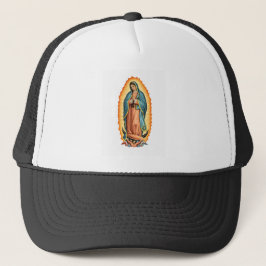 Truckerhoed met de Heilige Maagd van Guadalupe Trucker Pet