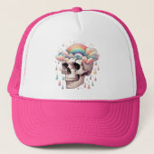 Truckerhoed met regenboogdroom trucker pet (Voorkant)