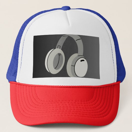 Truckerhoeden Koptelefoons Trucker Pet (Voorkant)