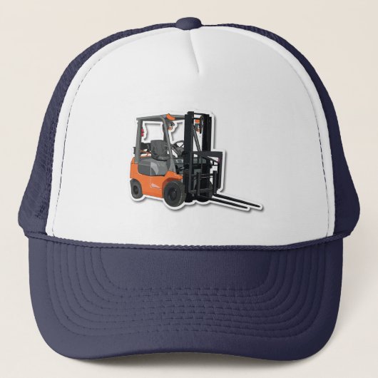 Truckerkappe mit Gabelstapler-Design  Trucker Pet (Voorkant)