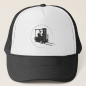 Truckerkappe mit Gabelstapler Grafik - Perfekt Trucker Pet (Voorkant)