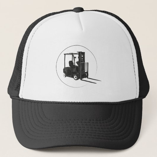 Truckerkappe mit Gabelstapler Grafik - Perfekt  Trucker Pet (Voorkant)