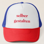 Truckerkappe selber gestalten  trucker pet (Voorkant)
