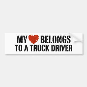 Truckermeisje Bumpersticker