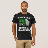 Truckers America's Real Heroes T-shirt (Voorkant volledig)
