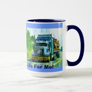 Trucker's Big Rig Blue Truck Pit Stop Mok