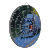 Truckers, Big Rig Cargo Truck Art Dartbord (Voorkant Links)